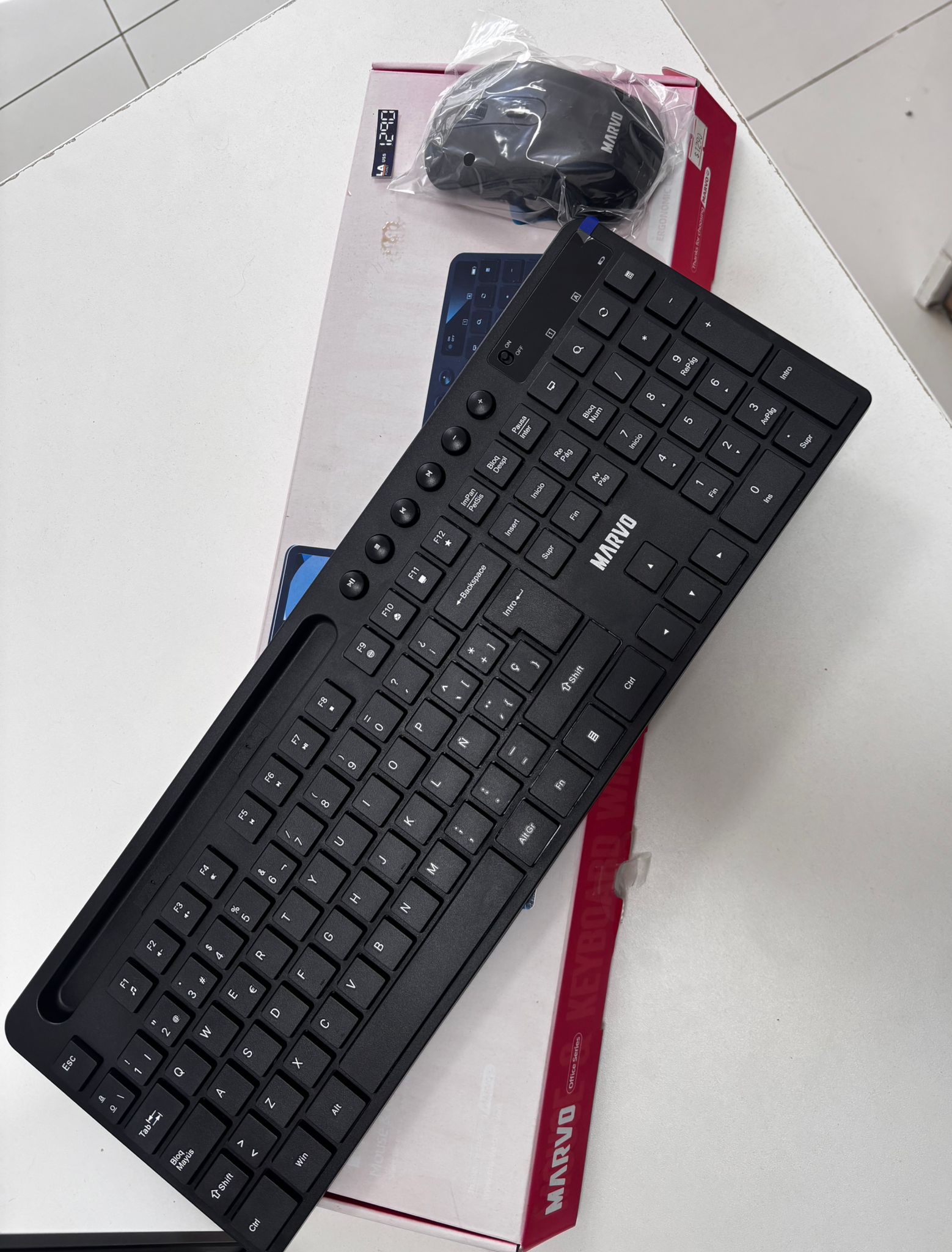 combo mouse y teclado marca MARVO