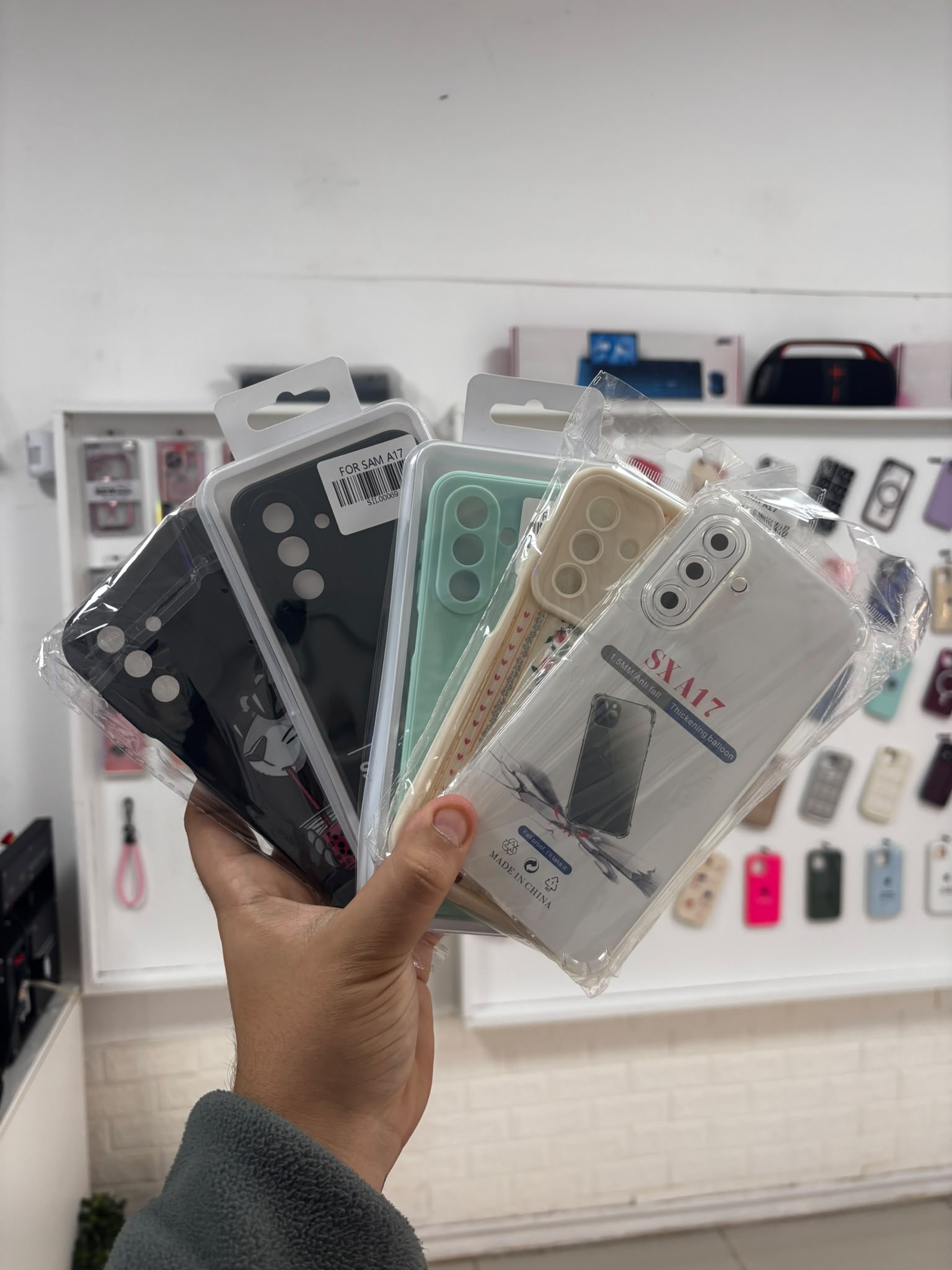 fundas samsung A17 $400 c/u