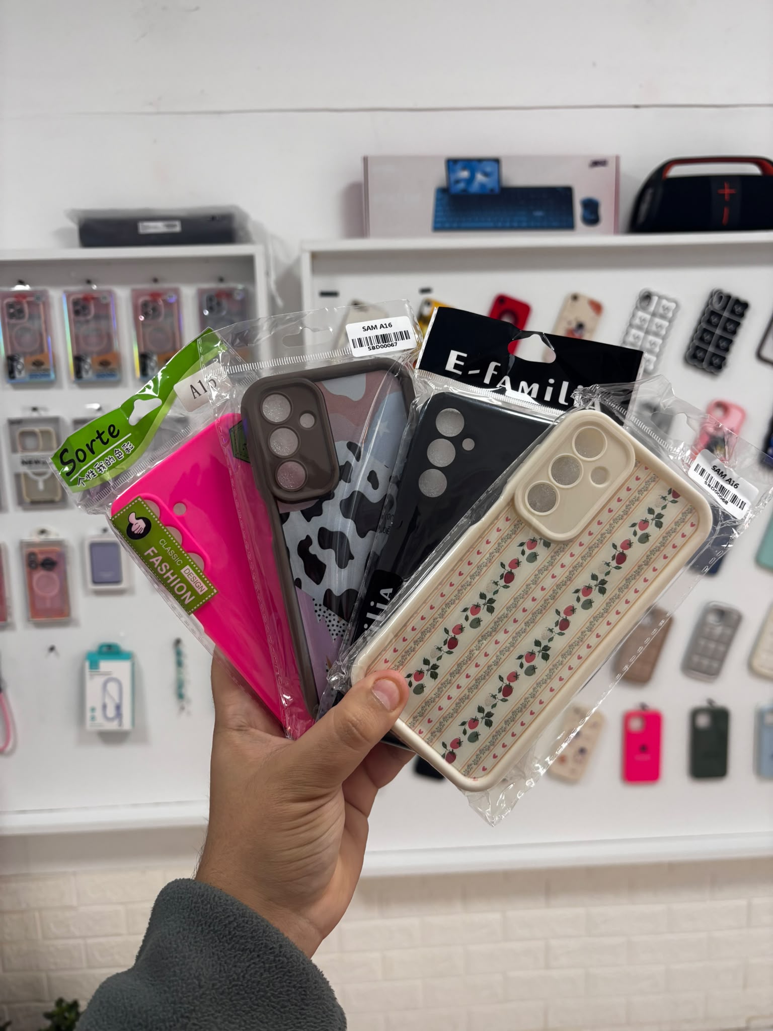 fundas samsung A16 $400 c/u